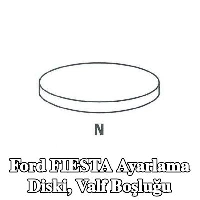 IPSA Ayarlama Diski, valf boşluğu — Ford Fiesta