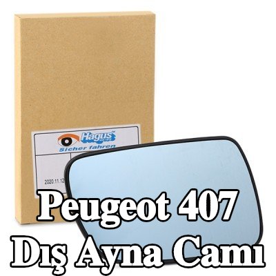 VAN WEZEL Dış aynası camı Sağ — Peugeot 407