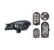 HELLA Far Sağ, H4, PY21W, W21/5W, far seviyeleme motorlu, ampuller olmadan — SEAT Mii (2)