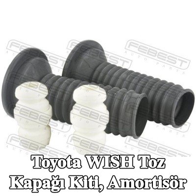 FEBEST Toz kapağı kiti, amortisör Ön Aks — Toyota Wish