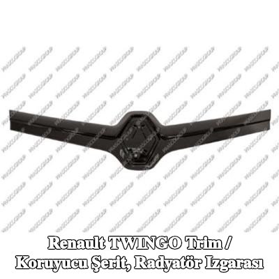 PRASCO Trim / Koruyucu Şerit, radyatör ızgarası — Renault Twingo