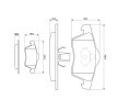 BOSCH Fren balatası seti 20, 4mm, gıcırtı önleyici plaka ile, montaj kılavuzu ile, piston klipsli — 2000 Volkswagen Transporter (12)