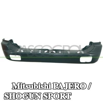 PRASCO المصد الخلفي الخلفي, بدون حامل — Mitsubishi Pajero / Shogun Sport
