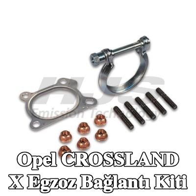 HJS Egzoz bağlantı kiti Katalitik Konvertör — Opel Crossland X