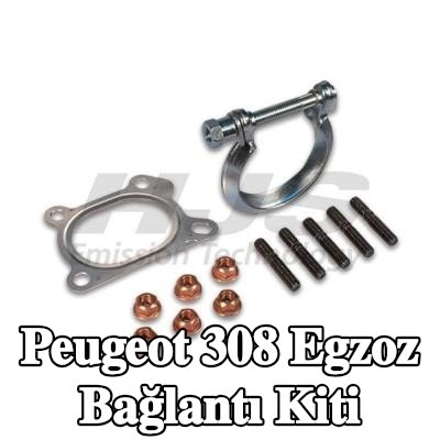 HJS Egzoz bağlantı kiti Katalitik Konvertör — 2016 Peugeot 308