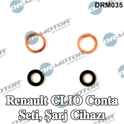 DR.MOTOR AUTOMOTIVE Conta seti, şarj cihazı — 2000 Renault Clio