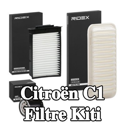 RIDEX Filtre kiti — Citroën C1