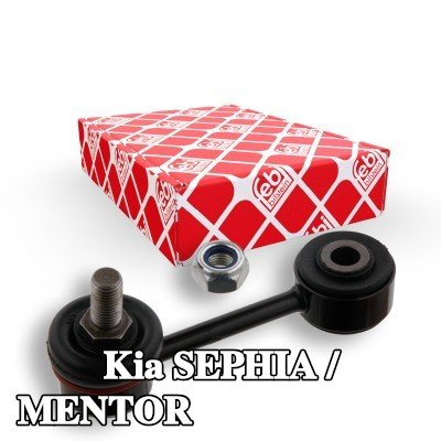 FEBI BILSTEIN وصلة قضيب مانع الانقلاب OE Turbo NEW, المحور الخلفي الأيسر, المحور الخلفي الأيمن, 89mm — 1995 Kia Sephia / Mentor