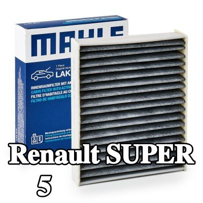 MAHLE مرشح حبوب اللقاح مرشح الكربون المنشط — 1990 Renault Super 5