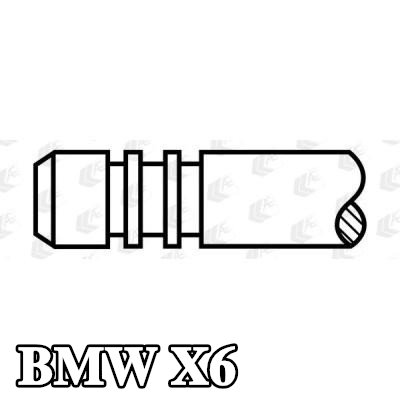 AE صمام السحب ساق الصمام المطلي بالكروم, طرف ساق الصمام المقوى — 2007 BMW X6