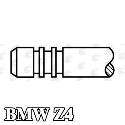 AE صمام السحب ساق الصمام المطلي بالكروم, طرف ساق الصمام المقوى — BMW Z4