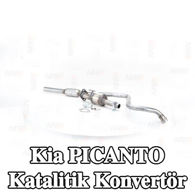 NAP carparts Sabitleme/montaj malzemesi dahil katalitik konvertör — 2016 Kia Picanto