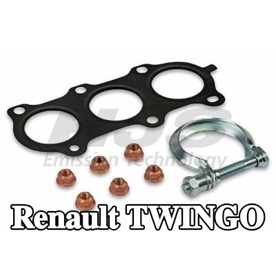 HJS مجموعة تركيب المحول الحفاز — Renault Twingo