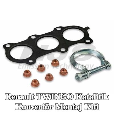 HJS Katalitik konvertör montaj kiti — Renault Twingo
