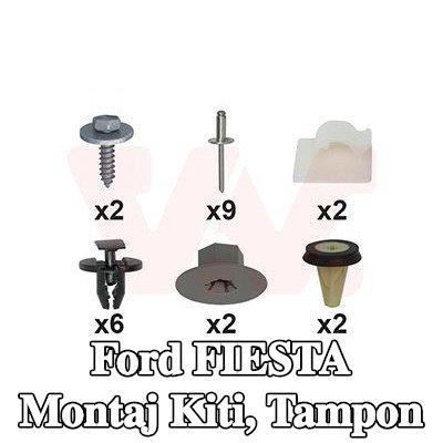 VAN WEZEL Montaj Kiti, tampon — Ford Fiesta