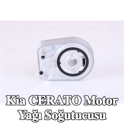 NISSENS Conta/sızdırmazlık elemanları ile motor yağı soğutucusu, filtre olmadan — 2015 Kia Cerato