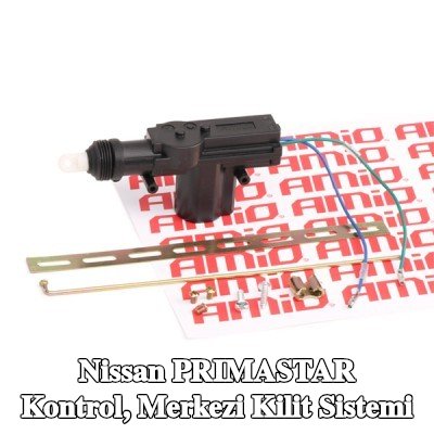 AMiO Kontrol, merkezi kilit sistemi Ön, Arka, her iki taraf, Kölelik — Nissan Primastar