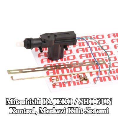 AMiO Kontrol, merkezi kilit sistemi Ön, Arka, her iki taraf, Kölelik — Mitsubishi Pajero / Shogun