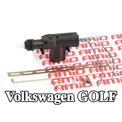 AMiO تحكم, نظام القفل المركزي الأمامي, الخلفي, كلا الجانبين, تابع — 1990 Volkswagen Golf