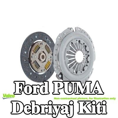 VALEO Debriyaj kiti CLASSIC 2KKIT, merkezi yardımcı silindir olmadan — Ford Puma