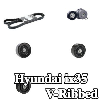 RIDEX مجموعة أحزمة V-Ribbed — 2009 Hyundai ix35