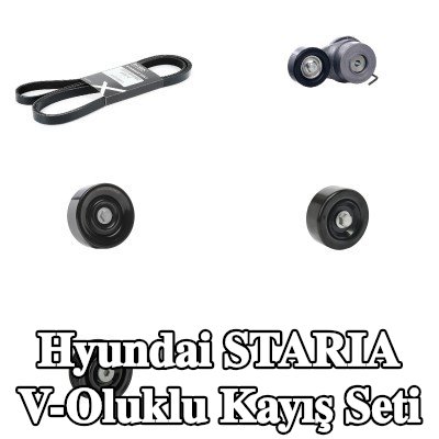 RIDEX V-Oluklu Kayış Seti — Hyundai Staria