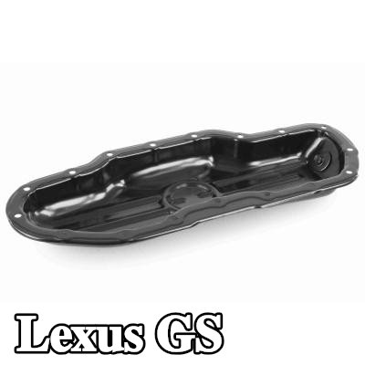 ACKOJA حوض الزيت مع سدادة تصريف الزيت, بدون حشية/مانع تسرب — Lexus Gs