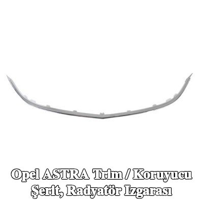 BLIC Trim / Koruyucu Şerit, radyatör ızgarası — 2012 Opel Astra