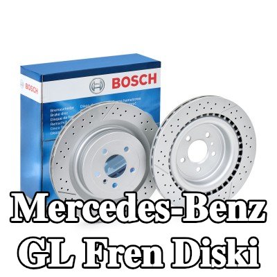 BOSCH Fren diski Dış Çap: 345mm, Delikli, Havalandırmalı, Kaplamalı, cıvata/vida ile — Mercedes-Benz Gl