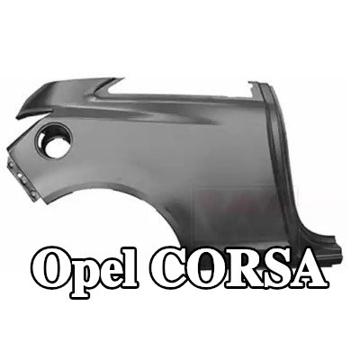 VAN WEZEL لوحة جانبية خلفية يمينية — 2008 Opel Corsa