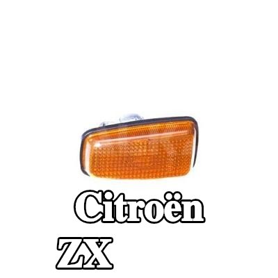 ALKAR مؤشر جانبي أمامي أيمن, برتقالي, بدون حامل لمبة — Citroën Zx