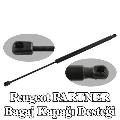 FEBI BILSTEIN Bagaj kapağı amortisörü (Her iki taraf), 622mm — Peugeot Partner