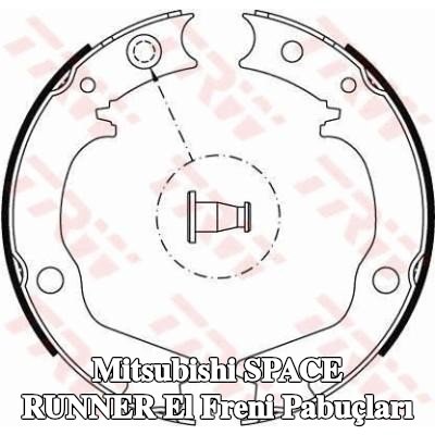 TRW El freni pabuçları — 1997 Mitsubishi Space Runner