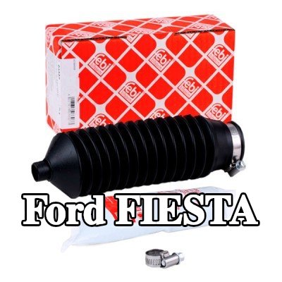 FEBI BILSTEIN طقم غطاء حامل التوجيه المحور الأمامي الأيسر, مع شحم — 2002 Ford Fiesta