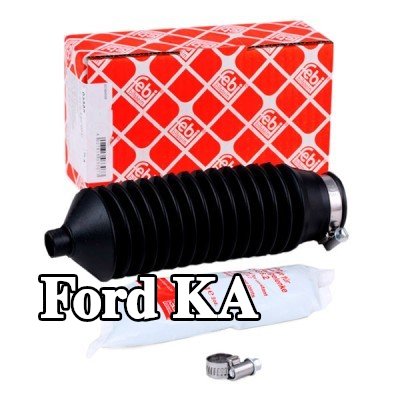 FEBI BILSTEIN طقم غطاء حامل التوجيه المحور الأمامي الأيسر, مع شحم — 2000 Ford Ka