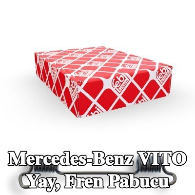 FEBI BILSTEIN Yay, fren pabucu — Mercedes-Benz Vito