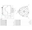 AS-PL Alternatör 100A — Chevrolet Beretta (5)