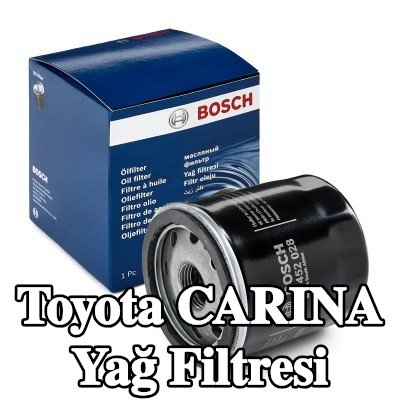 BOSCH Tek çek valflı yağ filtresi — Toyota Carina
