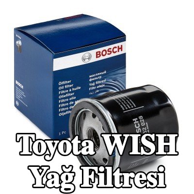 BOSCH Tek çek valflı yağ filtresi — Toyota Wish