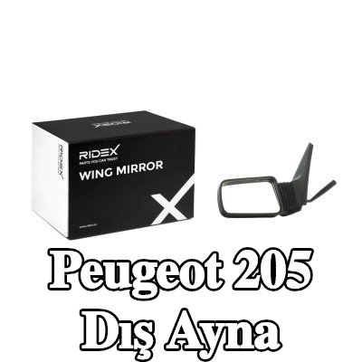 RIDEX Sol yan ayna — Peugeot 205