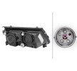HELLA Far Sol, H1, H7, H7/H1, W5W, ampuller olmadan, yön göstergesi olmadan, far seviyeleme motoru olmadan — 1997 Volkswagen Passat (4)