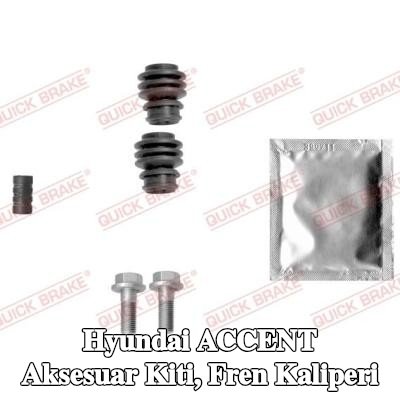 QUICK BRAKE Aksesuar Kiti, fren kaliperi — 2005 Hyundai Accent