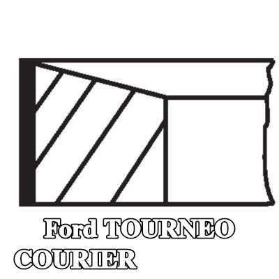 MAHLE مجموعة حلقات المكبس — Ford Tourneo Courier