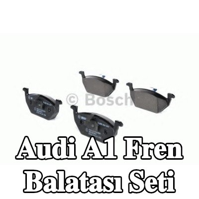 BOSCH Fren balatası seti 18, 7mm, piston klipsli — Audi A1