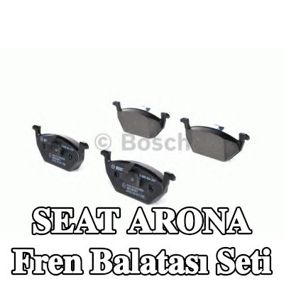 BOSCH Fren balatası seti 18, 7mm, piston klipsli — SEAT Arona
