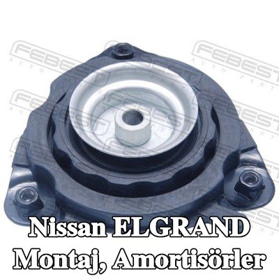 FEBEST Montaj, amortisörler Ön Aks — Nissan Elgrand