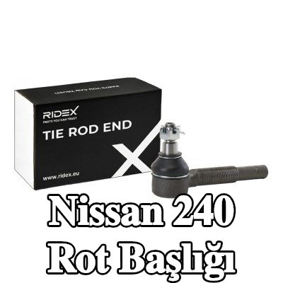 RIDEX Rot kolu ucu Ön Aks Sol, 143mm — Nissan 240