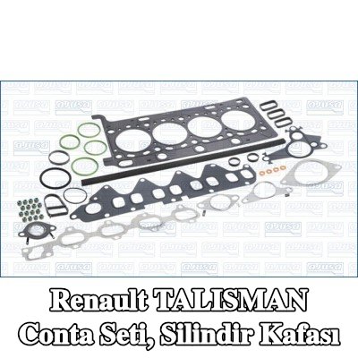 AJUSA Conta seti, silindir kapağı contalı silindir kapağı, valf gövdesi contalı, MULTILAYER STEEL — Renault Talisman