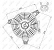NRF Fan, radyatör 250mm, radyatör fan kapağı — 2000 Hyundai H-1 (2)