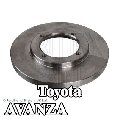 BLUE PRINT قرص مكابح المحور الأمامي, Outer Diameter: 233, 0mm, صلب, مطلي — Toyota Avanza